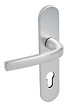 VACHETTE - Ensemble sur plaques Logio entraxe 195mm type CLE I finition argent - VACHETTE - 200666 - vignette