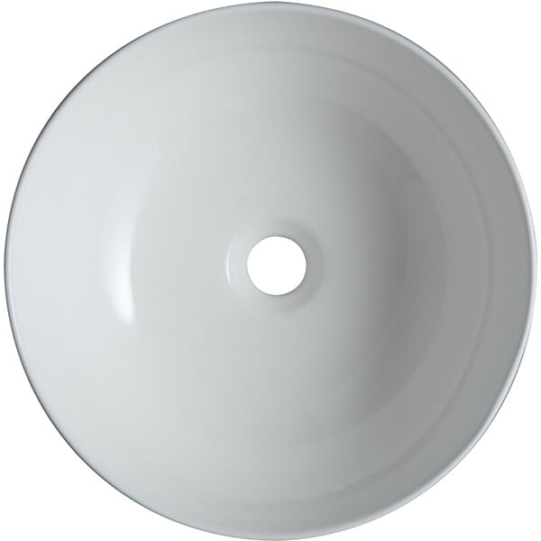 GODART - Vasque à poser ø38cm-Ronde-Rebords fins - Tabia - large