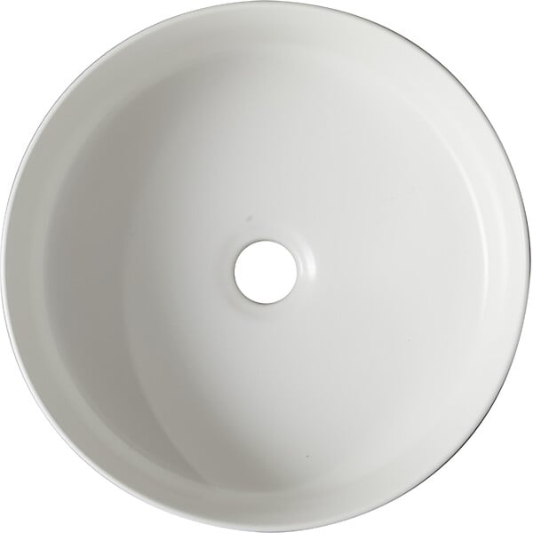 GODART - Vasque à poser noire et blanche - ø36.5cm - Alina - large