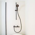 ESSEBAGNO - Luisa mitigeur douche mécanique gris gun métal - vignette