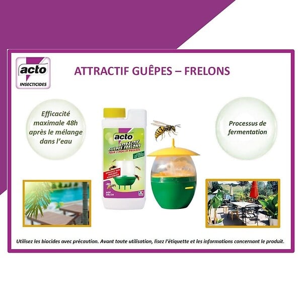 ACTO - Attractif guêpes frelons - large