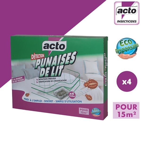 ACTO - Boites de détection punaises de lit - large