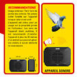ACTO - Repulsif sonore portatif - Anti-oiseaux - Étanche IP44 - vignette