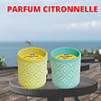 ACTO - Bougie anti-moustiques décorative - Terre cuite - Vert - 24h - vignette