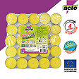 ACTO - Lot de 25 bougies parfum citronnelle - Jaune - 4h - vignette