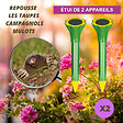 ACTO - Répulsif solaire à vibrations - Anti-taupes - 400 à 800m² - vignette