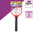 RETRO - Raquette électrique insectes volants - Triple protection - vignette