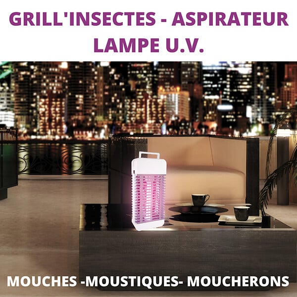 ACTO - Grill insectes aspirateur lampe uv - large