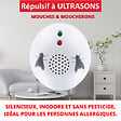 RETRO - Répulsif ultrasons mouches moucherons - vignette