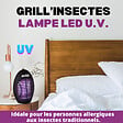 ACTO - Lampe LED UV Grill'insectes 30m2 2.5W - vignette