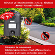 RETRO - Répulsif ultrason extérieur avec flash effaroucheur - vignette