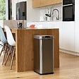 KITCHEN MOVE - Poubelle automatique inox SILVERLAKE argent 60L - vignette