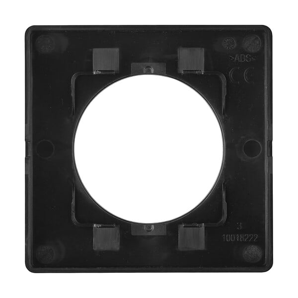 MC KENZIE - Plaque de finition 1 poste You  - Noir - large