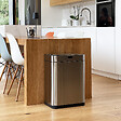 KITCHEN MOVE - Poubelle automatique inox UPPER argent 60L - vignette