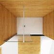 AICA SANITAIRE - AICA paroi de douche à l'italienne 60x190cm en 6mm verre avec bandes horizontales sérigraphiées, livré avec barre de fixation extensible 73-120cm - vignette