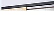 GD MENUISERIES - Porte Coulissante Telia Noir Vitrée H204 x L73 cm, Rail Alu bandeau noir, Coquilles - vignette