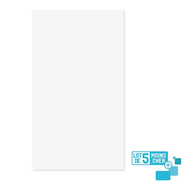 AURLANE - LOT de 5 Panneaux Muraux pour salle de bains en Aluminium Blanc - 120x210cm - WALL'IT - large