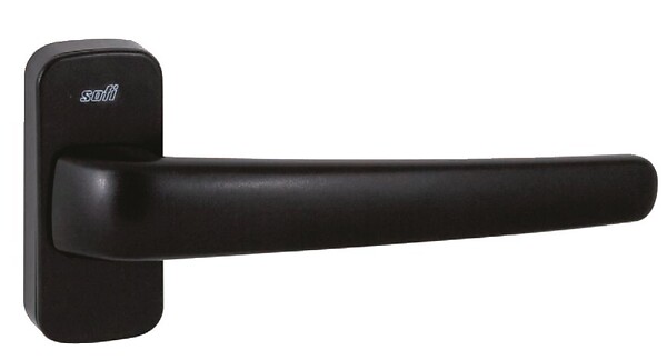 SOFI - Paire de béquille Siluete à  ressort carré 8mm sur rosace noire - SOFI - 5113300133 - large