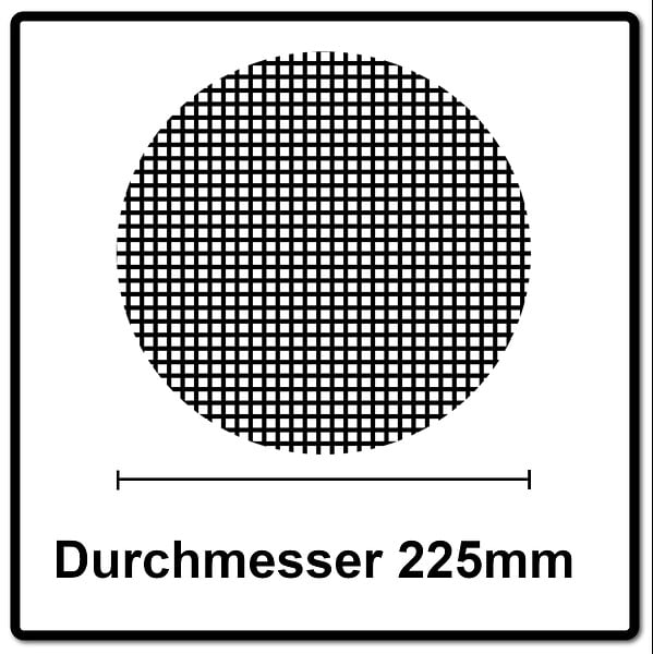 MIRKA - Disque abrasif Abranet D.225 G.180 - Marron - BTE 25 - MIRKA - 5422302518 - large