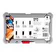 BOSCH - Coffret de 6 fraises droites Bosch Professional 2607017466 à queue de 8mm - vignette