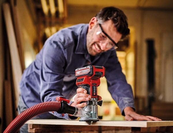 EINHELL - Affleureuse sans fil 18V Brushless EINHELL TP-ET 18 Li BL-Solo Power X-Change (vendu sans batterie) - large