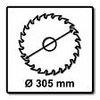 BOSCH - Lame BOSCH 2608644528 Bois Ø 305 mm 60 dents pour Scie circulaire - vignette