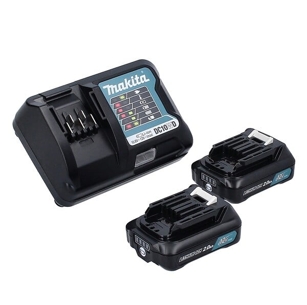 MAKITA - Perceuse Visseuse À Percussion Sans Fil - 12 V Li-ion 2 Ah Cxt - Ø 10 Mm - 1,2 Kg - large