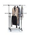 5 FIVE SIMPLY SMART - Portant à vêtements en Acier Inox Double barre extensible en hauteur et largeur - vignette