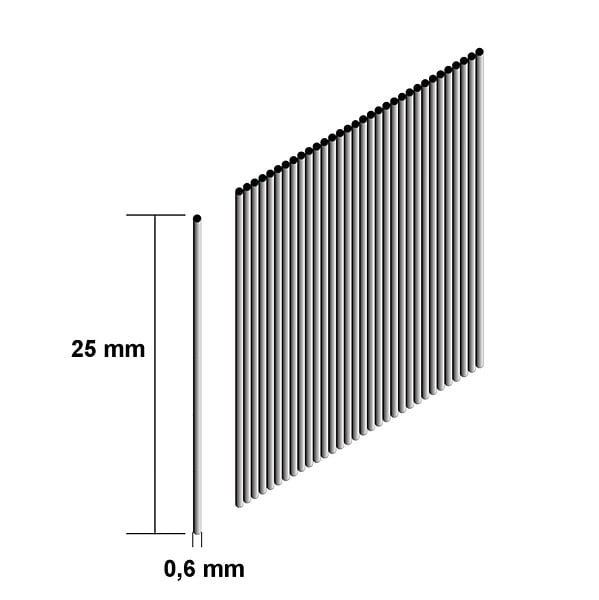 MAKITA - Clous sans Tête pour cloueur Makita DPT351, BPT350, AF500H - large