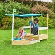 TP TOYS - Bac à sable bateau avec plateforme rétractable dim  92 x 180 x 118 - vignette