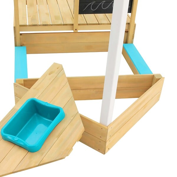 TP TOYS - Bac à sable bateau avec plateforme rétractable dim  92 x 180 x 118 - large