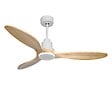 PURLINE - Ventilateur de plafond Réversible  Thermostat Pays vendable Wifi Moteur à courant continu Toits en pente Télécommande Hypersilence Mémoire - vignette