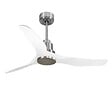 PURLINE - Ventilateur de plafond Réversible  Thermostat Wifi Moteur à courant continu Toits en pente Télécommande Adaptateur 2/3 Lames Hypersilence Mémoire - vignette