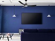 PURLINE - Ventilateur de plafond Réversible  Thermostat Dimmable Wifi Moteur à courant continu Toits en pente Télécommande Lumière à trois tons Hypersilence Mémoire - vignette