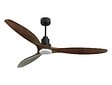 PURLINE - Ventilateur de plafond Réversible  Thermostat Dimmable Wifi Moteur à courant continu Toits en pente Télécommande Lumière à trois tons Hypersilence Mémoire - vignette
