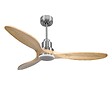 PURLINE - Ventilateur de plafond Réversible  Thermostat Dimmable Wifi Moteur à courant continu Toits en pente Télécommande Lumière à trois tons Hypersilence Mémoire - vignette