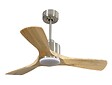PURLINE - Ventilateur de plafond Réversible  Thermostat Dimmable Wifi Moteur à courant continu Toits en pente Télécommande Lumière à trois tons Hypersilence Mémoire - vignette