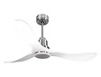 PURLINE - Ventilateur de plafond Réversible  Thermostat Dimmable Wifi Moteur à courant continu Toits en pente Télécommande Lumière à trois tons Hypersilence Mémoire - vignette