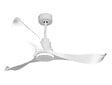 PURLINE - Ventilateur de plafond Réversible  Thermostat Wifi Moteur à courant continu Toits en pente Télécommande Adaptateur 2/3 Lames Hypersilence Mémoire - vignette
