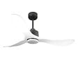 PURLINE - Ventilateur de plafond Réversible  Thermostat Dimmable Wifi Moteur à courant continu Toits en pente Télécommande Lumière à trois tons Hypersilence Mémoire - vignette