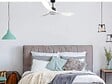PURLINE - Ventilateur de plafond Réversible  Thermostat Dimmable Wifi Moteur à courant continu Toits en pente Télécommande Lumière à trois tons Hypersilence Mémoire - vignette
