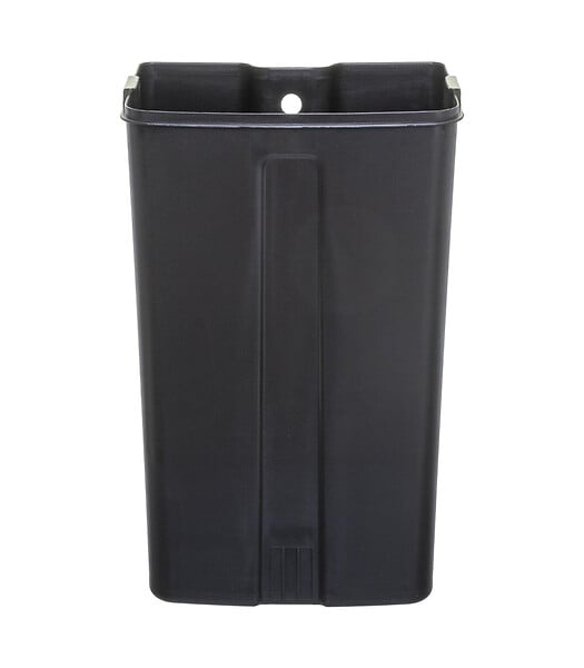 5 FIVE SIMPLY SMART - Poubelle en Métal 30 Litres Inox ouverture à pédale - large