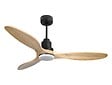 PURLINE - Ventilateur de plafond Réversible  Thermostat Dimmable Wifi Moteur à courant continu Toits en pente Télécommande Lumière à trois tons Hypersilence Mémoire - vignette