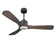 PURLINE - Ventilateur de plafond Réversible  Thermostat Dimmable Wifi Moteur à courant continu Toits en pente Télécommande Lumière à trois tons Hypersilence Mémoire - vignette