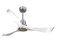 PURLINE - Ventilateur de plafond Réversible  Thermostat Wifi Moteur à courant continu Toits en pente Télécommande Adaptateur 2/3 Lames Hypersilence Mémoire - vignette