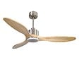 PURLINE - Ventilateur de plafond Réversible  Thermostat Dimmable Wifi Moteur à courant continu Toits en pente Télécommande Lumière à trois tons Hypersilence Mémoire - vignette