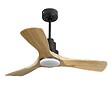PURLINE - Ventilateur de plafond Réversible  Thermostat Dimmable Wifi Moteur à courant continu Toits en pente Télécommande Lumière à trois tons Hypersilence Mémoire - vignette