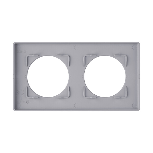 MC KENZIE - Plaque de finition 2 postes You  - Gris créatif - large
