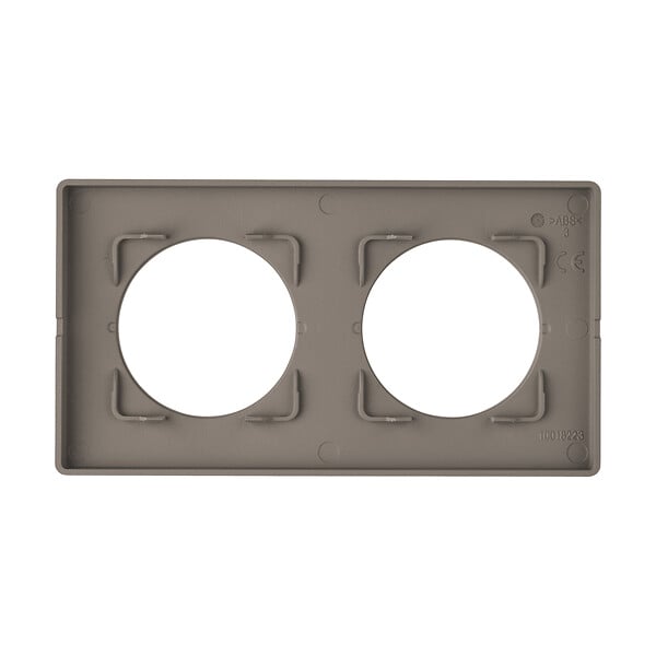 MC KENZIE - Plaque de finition 2 postes You - Taupe - large