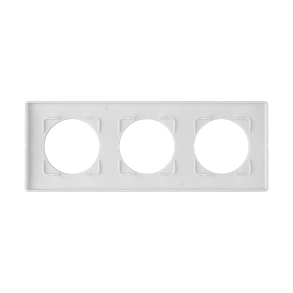 MC KENZIE - Plaque de finition 3 postes You  - Blanc - large